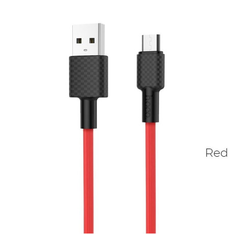 HOCO X29 SUPERIOR STYLE CHARGING DATA CABLE FOR MICRO ΚΟΚΚΙΝΟ