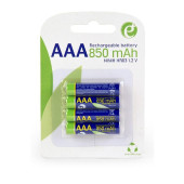 ΜΠΑΤΑΡΙΕΣ Ni-MH ΕΠΑΝΑΦΟΡΤΙΖΟΜΕΝΕΣ AAA ,850mAh, 4PS BLISTER