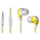 DEFENDER EARPHONES PULSE 430 WHITE &amp; YELLOW