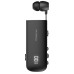 FIRO H16J BUSINESS BLUETOOTH RETRACTABLE EARPHONE ΜΕ ΟΘΟΝΗ, ΜΑΥΡΟ