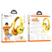 HOCO W61 VOICE WIRED HEADPHONES, SUN YELLOW