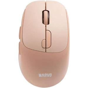 MARVO M809W ΑΣΥΡΜΑΤΟ ΠΟΝΤΙΚΙ, 1600DPI, ΡΟΖ