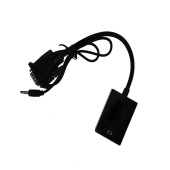 NG ΜΕΤΑΤΡΟΠΕΑΣ VGA MALE ΣΕ HDMI FEMALE ΜΕ AUDIO ADAPTER + USB POWER