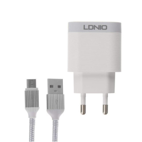 LDNIO A303Q ΦΟΡΤΙΣΤΗΣ QC3.0 18W ΜΕ ΚΑΛΩΔΙΟ LIGHTNING 1M