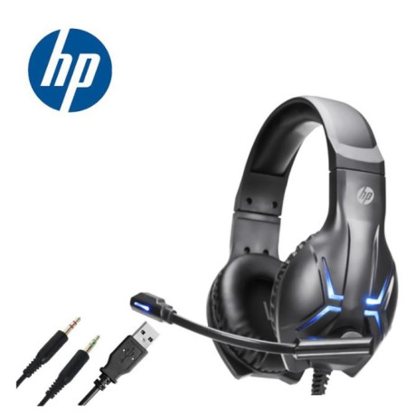 HP ΑΚΟΥΣΤΙΚΑ DHE-8001 USB+3.5 headphone with LED