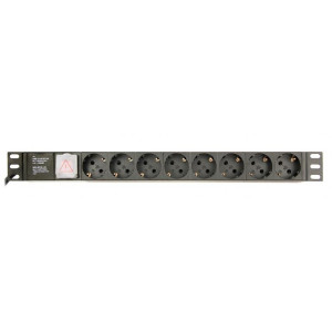 ENERGENIE ΠΟΛΥΜΠΡΙΖΟ 8 ΘΕΣΕΩΝ SCHUKO, RACK MOUNT, 1U, 10A, 3M, C14.