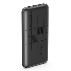 XO PR187 POWERBANK 10000mAh, QC22.5 + PD20W, ΜΑΥΡΟ