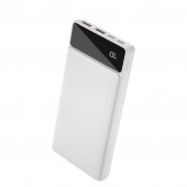 XO PR132 POWERBANK PD20W+USB QC22.5W, 10000 mAh, ΛΕΥΚΟ