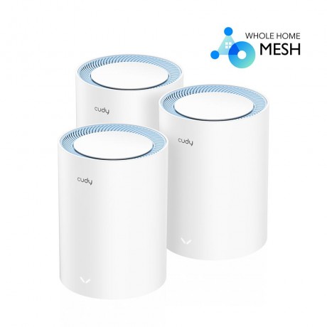 CUDY M1200 AC1200 DUAL BAND WIFI MESH SYSTEM, 3 PACK