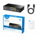 CUDY FS1010P 8 PORT + 2 UPLINK 10/100 POE+ SWITCH, 120W