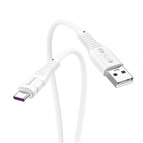 HOCO X67 NANO ΚΑΛΩΔΙΟ ΦΟΡΤΙΣΗΣ ΣΙΛΙΚΟΝΗΣ 5A , USB ΣΕ TYPE-C, ΑΣΠΡΟ