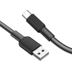 HOCO X69 JAEGER ΚΑΛΩΔΙΟ ΦΟΡΤΙΣΗΣ , USB ΣΕ TYPE-C , ΜΑΥΡΟ/ΛΕΥΚΟ