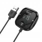 HOCO E65 UNITY FM TRANSMITTER ΜΕ BLUETOOTH , ΜΑΥΡΟ