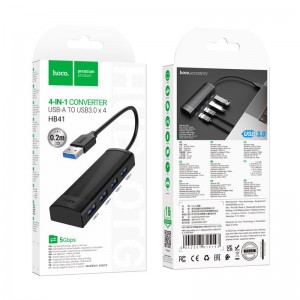HOCO HB41 4 IN 1 ADAPTER (USB TO USB3.0*4)
