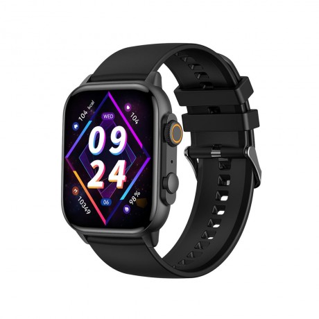 XO J9 AMOLED SCREEN CHU BIRD MAGNETIC ABSORPTION SQUARE SMART WATCH, CALL VERSION, ΜΑΥΡΟ