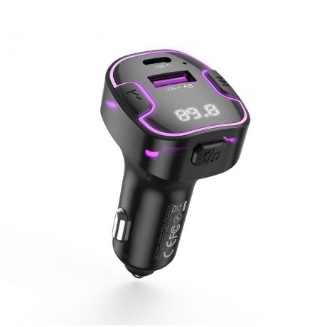 XO BCC12 FM TRANSMITTER ΜΕ BLUETOOTH, MP3 + 5V3.1A