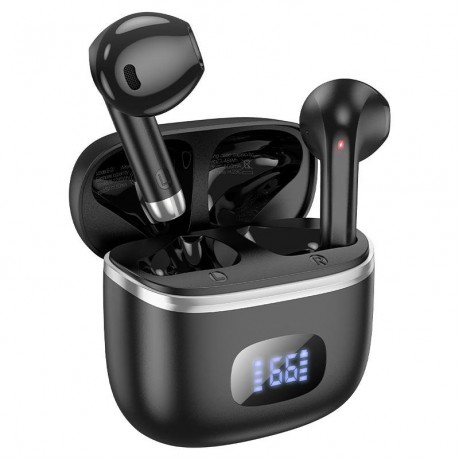 HOCO EQ1 MUSIC GUIDE TRUE WIRELESS BT HEADSET, ΜΑΥΡΑ