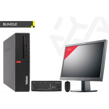 BUNDLE REF LENOVO M710S SFF, i5 7500, 8GB DDR4, 256GB SSD - GRADE A+, REF ΟΘΟΝΗ LENOVO LT2252P, 22in, IPS - GRADE A, XTRIKE-ME