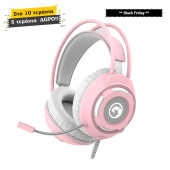 BUNDLE MARVO HG8936 USB2.0  WIRED GAMING HEADSET, ΡΟΖ 10 + 5 ΔΩΡΟ