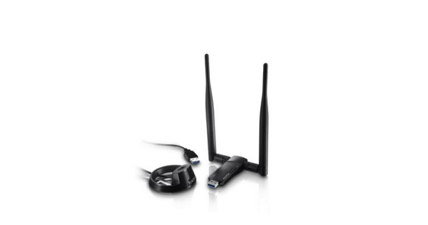 Netis Wireless N Usb Adapter Wf2122 300mbs 2x5dbi Detachable Antenna