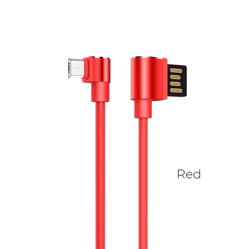 HOCO U37 ΚΑΛΩΔΙΟ MICRO USB ΦΟΡΤΙΣΗΣplusDATA 1.2m, ΚΟΚΚΙΝΟ