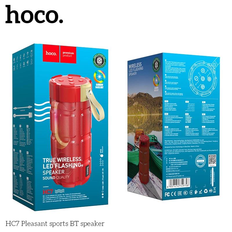 HOCO HC7 PLEASANT SPORTS ΗΧΕΙΟ BLUETOOTH, ΚΟΚΚΙΝΟ