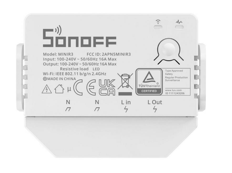 SONOFF ΔΙΚΟΠΤΗΣ WIFI MINIR3, 16A