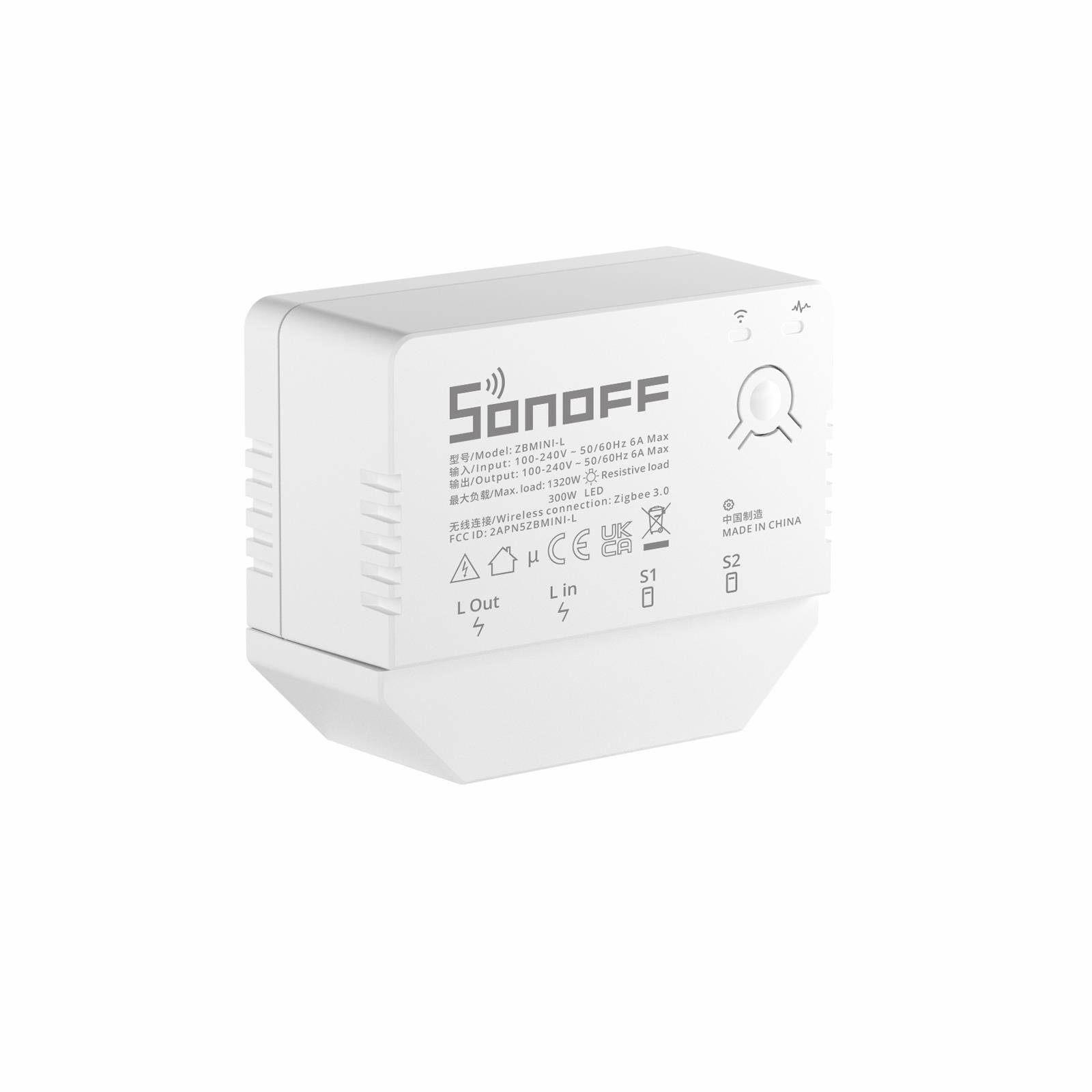 SONOFF SMART ΔΙΑΚΟΠΤΗΣ ΧΩΡΙΣ ΟΥΔΕΤΕΡΟ ZBMINI-L, ZIGBEE