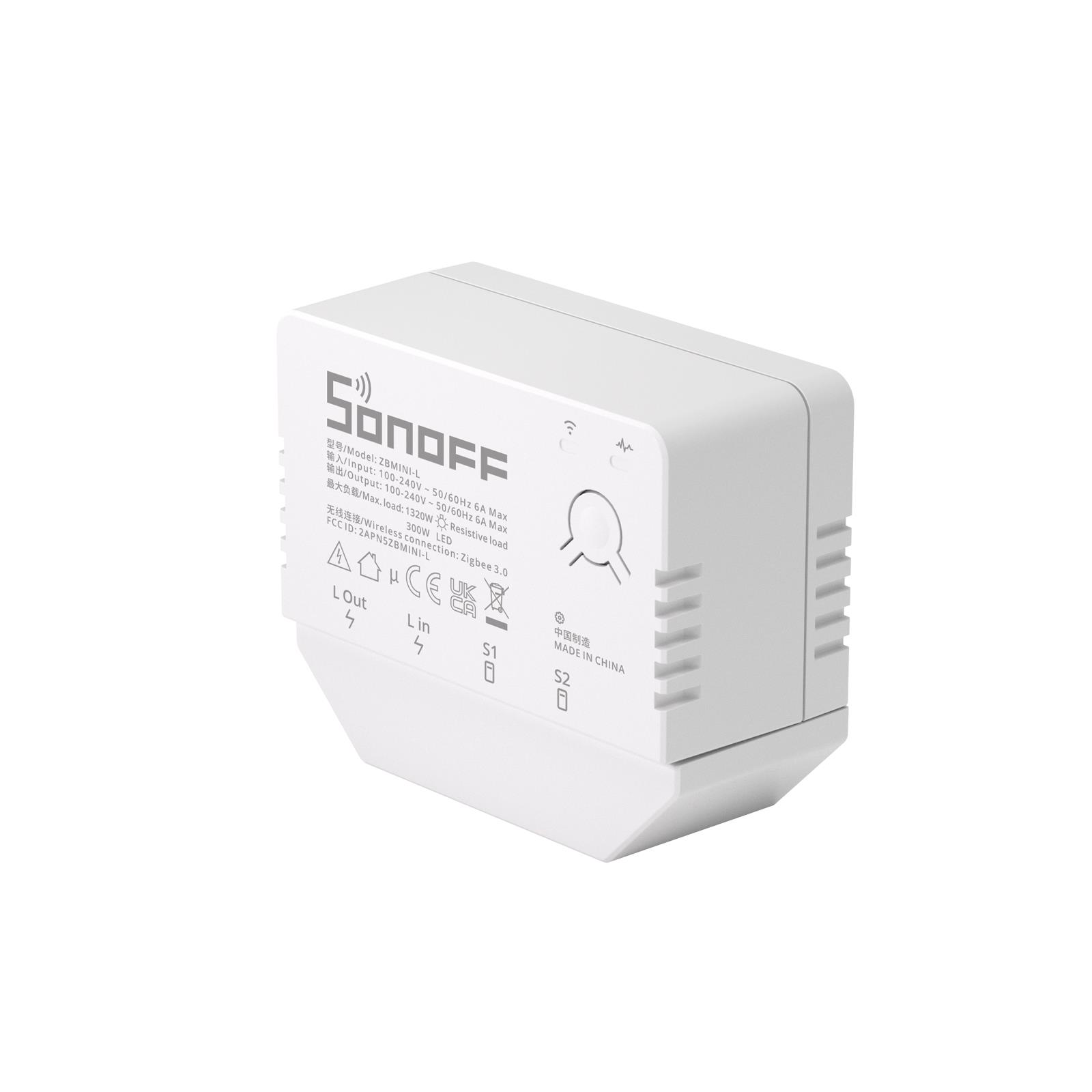 SONOFF SMART ΔΙΑΚΟΠΤΗΣ ΧΩΡΙΣ ΟΥΔΕΤΕΡΟ ZBMINI-L, ZIGBEE