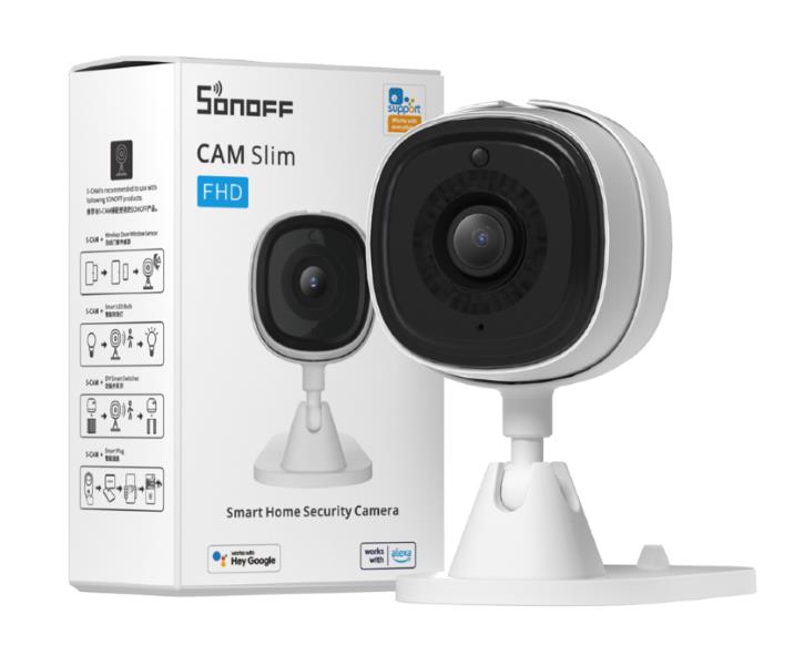 SONOFF IP ΚΑΜΕΡΑ S-CAM, WIFI, 1080P, IR, 2 WAY AUDIO, CLOUD STORAGE