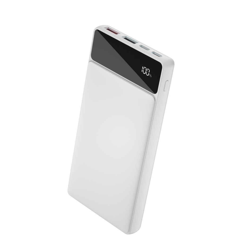 XO PR132 POWERBANK PD20WplusUSB QC22.5W, 10000 mAh, ΛΕΥΚΟ