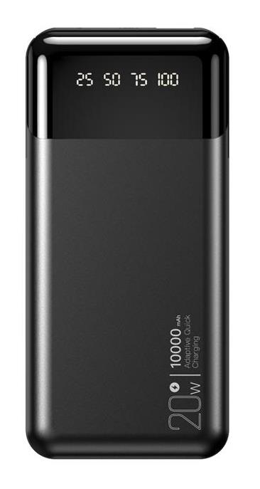 XO PR191 POWERBANK 20W FAST CHARGING (PD20W/QC18W) ΜΕ ΟΘΟΝΗ, 10000MAH