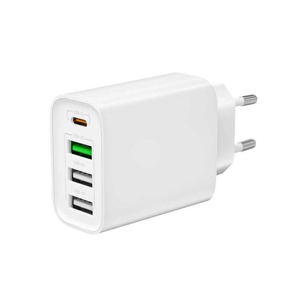 XO L120 ΦΟΡΤΙΣΤΗΣ USB-C 20W/USB-A 18W, 2 ΘΥΡΕΣ USB plus 2 ΘΥΡΕΣ PD, ΛΕΥΚΟΣ