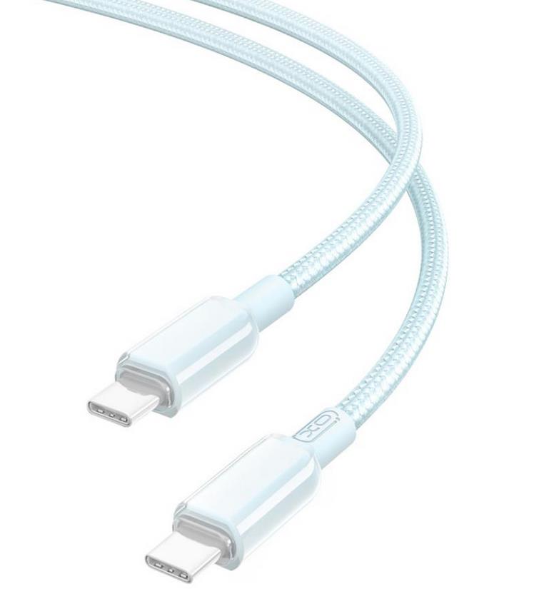 XO NB-Q250B PD 60W TYPE-C ΣΕ TYPE-C PVC SHINY COLORFUL FAST CHARGING CABLE ΓΑΛΑΖΙΟ