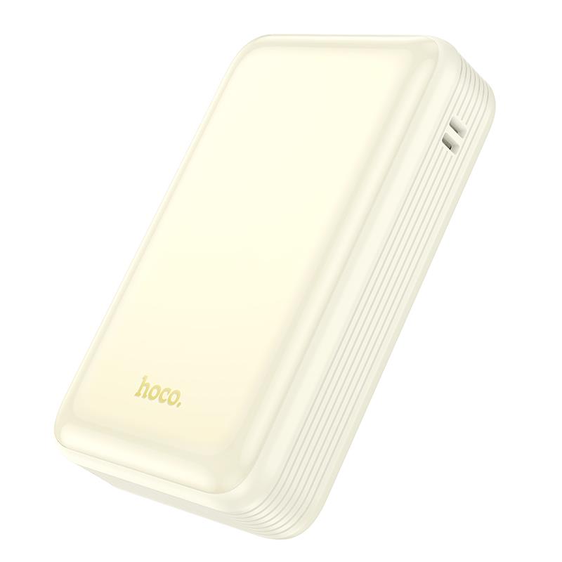 HOCO Q21A GREAT FULLY COMPATIBLE POWER BANK, 20.000mAh, 22.5W ΜΕ ΟΘΟΝΗ, ΛΕΥΚΟ