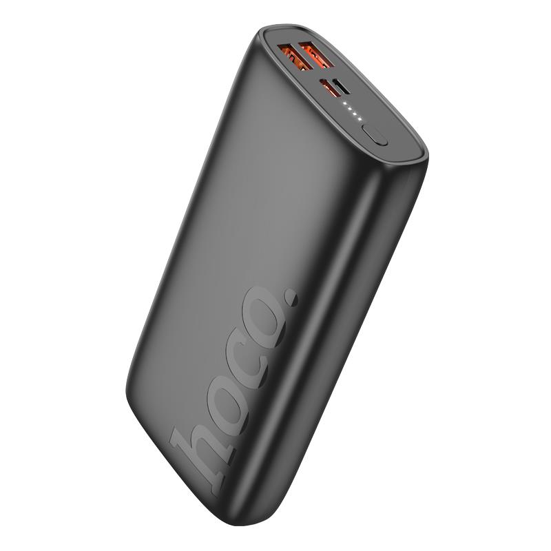 HOCO J122A RESPECT 22.5W plus PD20W FULLY COMPATIBLE POWER BANK, 20.000mAh , ΜΑΥΡΟ